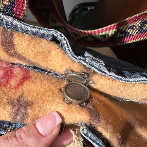 BRAND NEW Blue Jean Baby Custom and Handmade Denim shoulder bag - Picture 5 of 6